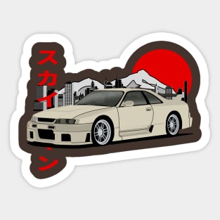 Nissan nismo gtr lm 1995 Sticker